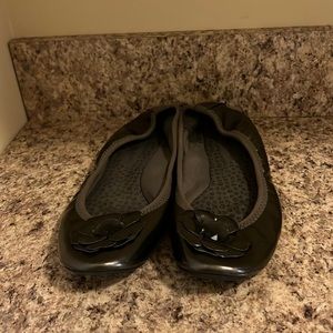 Lindsay Phillips Ballet Flats Bronze, Size 7.5